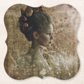 幽霊ビクトリアンレディ・イン・ウェイティング ペーパーコースター (正面)