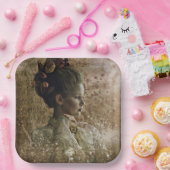 幽霊ビクトリアンレディ・イン・ウェイティング ペーパープレート (パーティー)