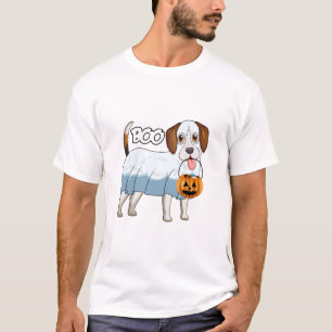 幽霊ビーグル ハロウィン 犬 Tシャツ
