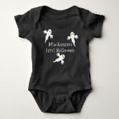 幽霊ファーストハロウィーン ベビーボディスーツ (正面)