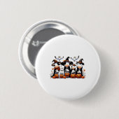 幽霊フクロウズフュウハロウィーン動物牛の恋人不気味 缶バッジ (正面&裏面)