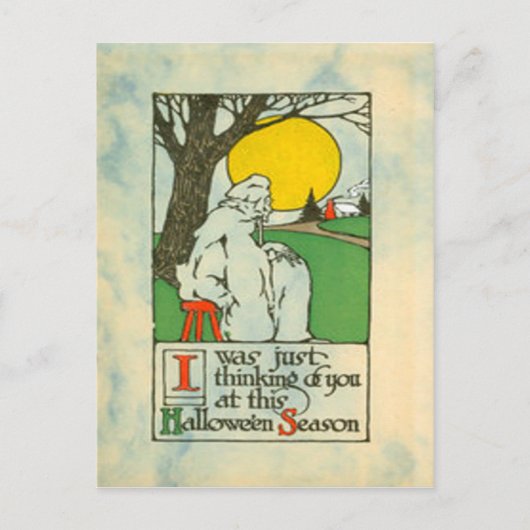 幽霊フルムーンツリー ポストカード (正面)