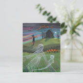 幽霊フレンズハロウィンポストカード ポストカード (スタンド正面)