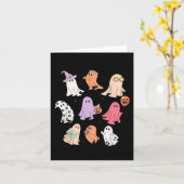 幽霊フレンズHalloween AAC SLPスクワッドスピーチラング カード (黄色い花)