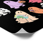 幽霊フレンズHalloween AAC SLPスクワッドスピーチラング ポスター (角)