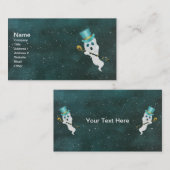 幽霊フロートインナイトスカイトップハットキファンシーーン 名刺 (正面/裏面)