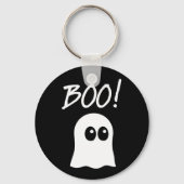 幽霊ブカワイイ幽霊デザイン キーホルダー (正面)