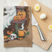 幽霊ブックリー読ダーの恋人ギフトリーダー キッチンタオル (四つ折り)