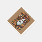 幽霊ブックリー読ダーの恋人ギフトリーダー スタンダードカクテルナプキン (角)