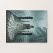 幽霊ブライドバイ幽霊のよく出るレイク ジグソーパズル (横)