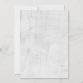 幽霊ブライドブルーブライダルシャワー 招待状 (裏面)