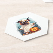 幽霊ブルドッグブー ペーパーコースター (アングル)