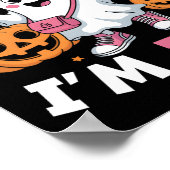 幽霊ブー私は2歳の誕生日キッズハロウィングルーオ ポスター (角)