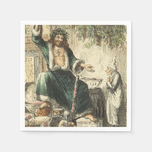 幽霊プレゼント スタンダードカクテルナプキン (正面)