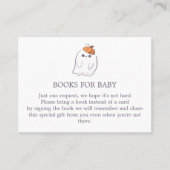 幽霊ベビーブックエンクロージャカードをお持ちください 名刺 (正面)