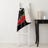 幽霊ペッパーおもしろいスパイシー熱ハロウィーン幽霊ペッパー シェルパブランケット (インサイチュ)