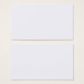 幽霊ホワイトプロファイルカード (正面&裏面)