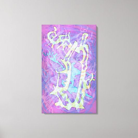 幽霊ボーン キャンバスプリント (正面)