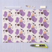 幽霊ポーション不気味ハロウィーンパターン 薄葉紙 (クラフト)