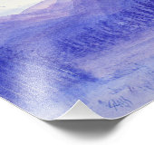 幽霊マウンテンズバレーウォーターカラーランドスケープ フォトプリント (角)