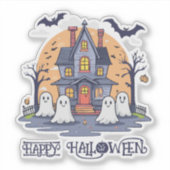 幽霊マンション シール (正面)