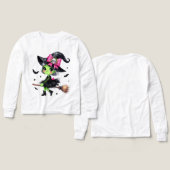 幽霊マ不気味マレトロハロウィーンヴィンテージデザイン (デザイン 正面＆背面)