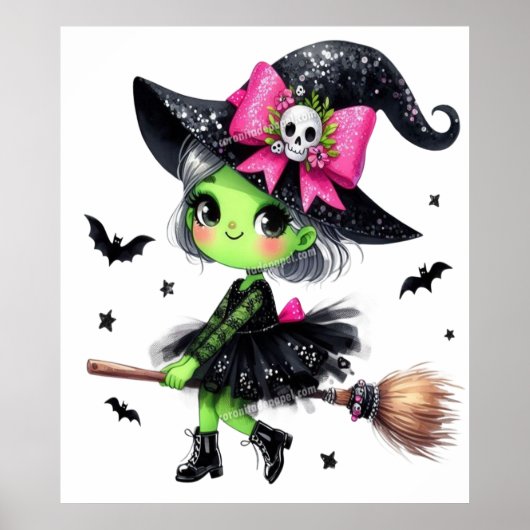 幽霊マ不気味マレトロハロウィーンヴィンテージデザイン ポスター (正面)