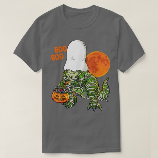 幽霊ミイプヌーンダオおもしろいープキンブハロウィンB Tシャツ (デザイン正面)