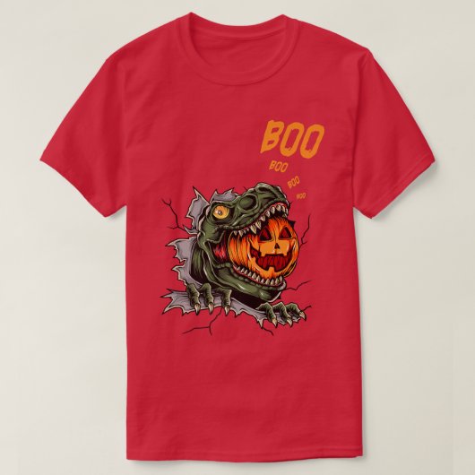 幽霊ミイラおもしろいノウダブハロウィーン男の子 Tシャツ (デザイン正面)
