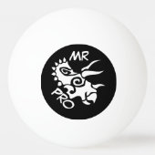 幽霊ミスタープロTriceratops熟練した古代 卓球ボール (正面)