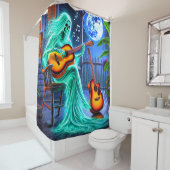 幽霊ミュージシャン シャワーカーテン (インサイチュ)