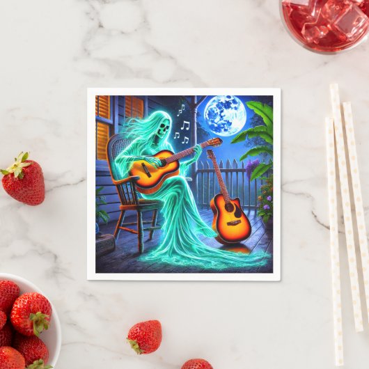 幽霊ミュージシャン スタンダードカクテルナプキン (インサイチュ)