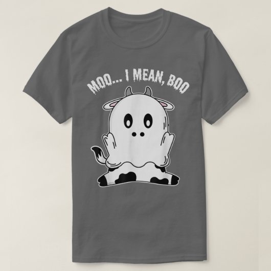 幽霊モーカウイIはブカボチャハロウィーン農家 Tシャツ (デザイン正面)
