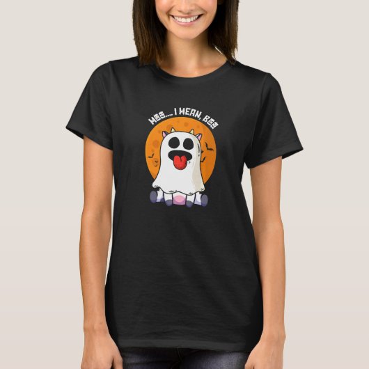 幽霊モーカウイI意味ブカボチャムーンハロウィーン1 Tシャツ (正面)