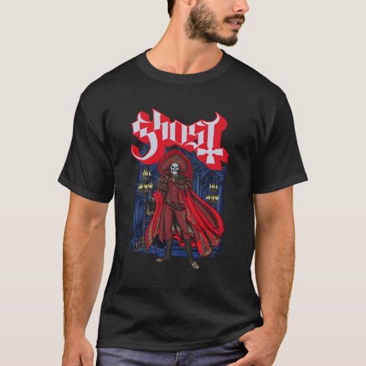 幽霊ユーロ"赤死 Tシャツ (正面)