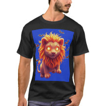 幽霊ライオンのハロウィンTシャツ スケアリーな動物好きに