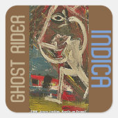 幽霊ライダーインディカ スクエアシール (正面)