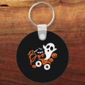 幽霊ライダートラックモンスターハロウィンカボチャ キーホルダー (正面)
