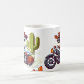 「幽霊ライダー・マグ – スタイルのハイウェイの開催」 コーヒーマグカップ (中央)