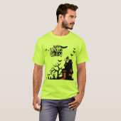 幽霊ランタンパレードセーフティグリーン Tシャツ (正面フル)