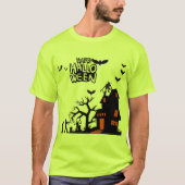 幽霊ランタンパレードセーフティグリーン Tシャツ (正面)