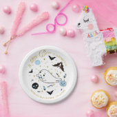 幽霊リトルブハロウィンボーイベビーシャワー ペーパープレート (パーティー)