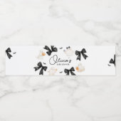 幽霊リトルブハロウィーンベイビーシャワー ペットボトルラベル (シングルラベル)