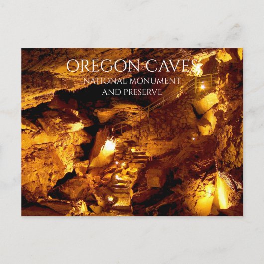 幽霊ルーム、洞窟、オレゴンの洞窟 ポストカード (正面)