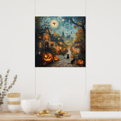 幽霊ヴィレッジアートポスター ポスター (キッチン)