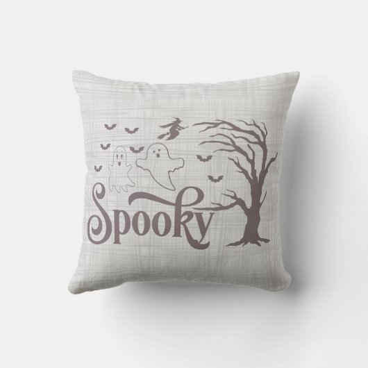 幽霊不気味こうもりウィッ飛んでいるクバーラップハロウィーン クッション (裏面)