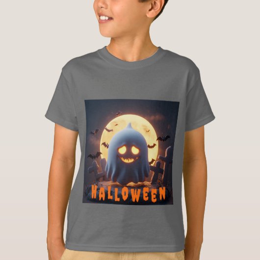 幽霊不気味こうもり Tシャツ (正面)