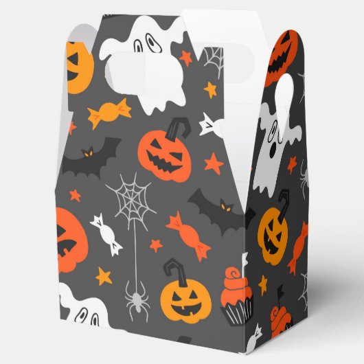 幽霊不気味とカボチャ フェイバーボックス (オープン)