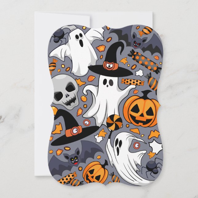 幽霊不気味と不気味なかわいいモンスター (正面)