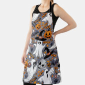 幽霊不気味と不気味なかわいいモンスター エプロン (インサイチュ)